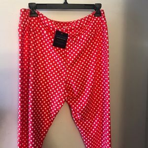Charlie’s Project Red Polka Dot leggings